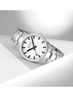 MONDAINE Herrenuhren-Classic 40mm Stahlband A660.30360.11SBJ