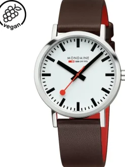 MONDAINE Herrenuhren-Classic Vegan 40 mm A660.30360.11SBGV