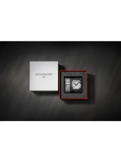 MONDAINE Herrenuhren-Cushion Chrono 41mm Set MSL.41410.LBV.SET