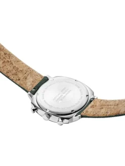 MONDAINE Herrenuhren-Cushion Chrono 41mm Set Grün MSL.41460.LF.SET