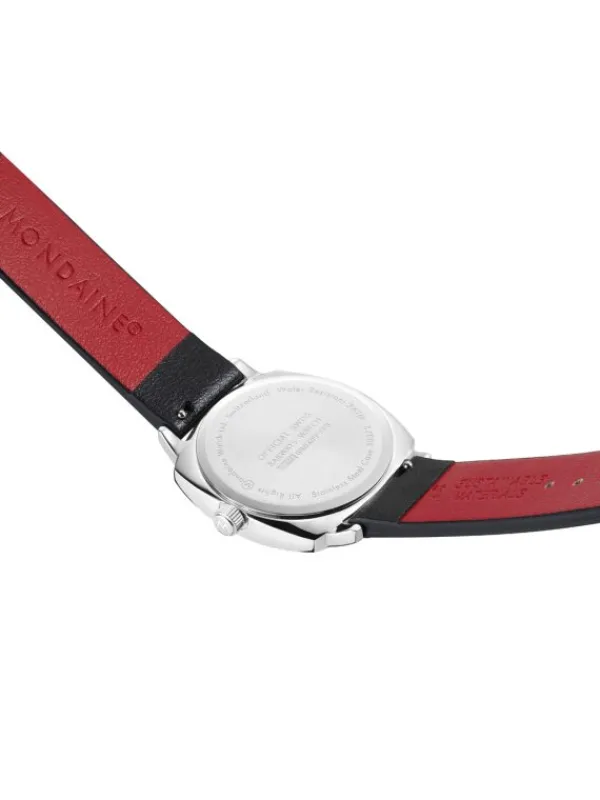 MONDAINE Damenuhren-Cushion Petite 31mm black MSL.31110.LBV