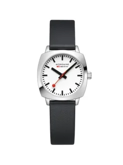 MONDAINE Damenuhren-Cushion Petite 31mm black MSL.31110.LBV
