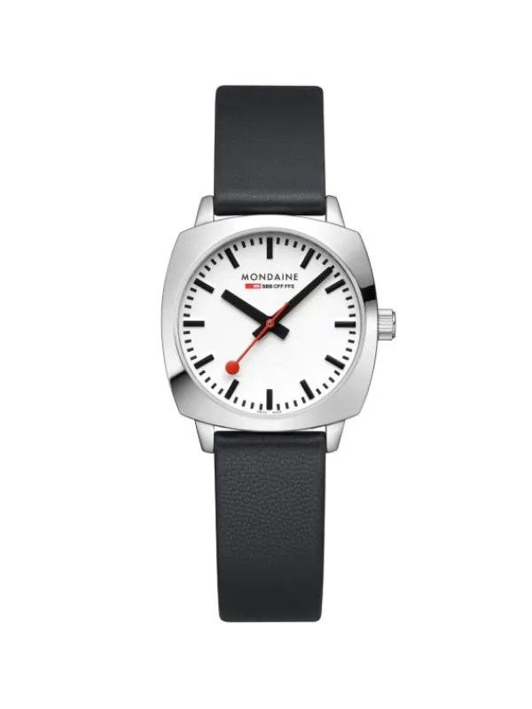 MONDAINE Damenuhren-Cushion Petite 31mm black MSL.31110.LBV