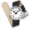MONDAINE Herrenuhren | Damenuhren-evo2 40 mm Leder vegan MSE.40110.LBV