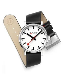MONDAINE Herrenuhren | Damenuhren-evo2 40 mm Leder vegan MSE.40110.LBV