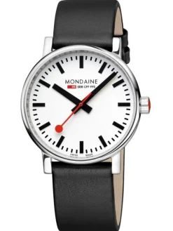 MONDAINE Herrenuhren | Damenuhren-evo2 40 mm Leder vegan MSE.40110.LBV
