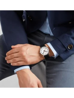 MONDAINE Herrenuhren | Damenuhren-evo2 40 mm Leder vegan MSE.40110.LBV
