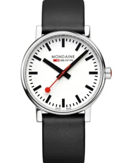 MONDAINE Herrenuhren | Damenuhren-evo2 40 mm Leder vegan MSE.40110.LBV