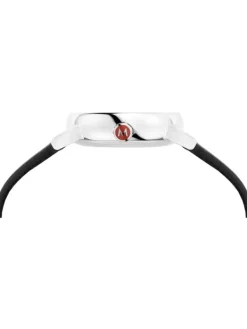 MONDAINE Damenuhren-evo2, 30 mm Weiß Leder vegan MSE.30110.LBV