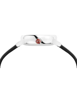 MONDAINE Damenuhren-evo2, 30 mm Weiß Leder vegan Datum MSE.30210.LBV