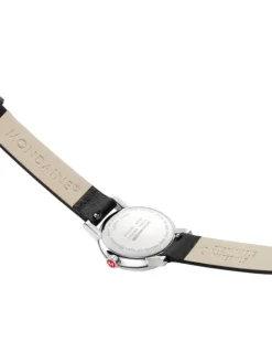 MONDAINE Damenuhren-evo2, 26 mm Weiß Leder vegan MSE.26110.LBV