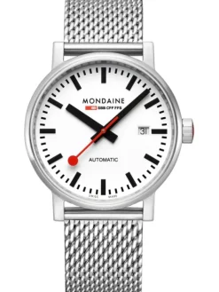 MONDAINE Herrenuhren-EVO2 Automatik 40mm gebürstet MSE.40610.SM