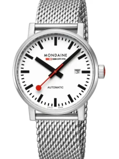 MONDAINE Herrenuhren-EVO2 Automatik 40mm gebürstet MSE.40610.SM