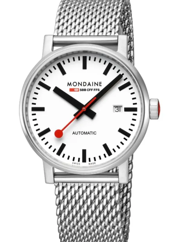 MONDAINE Herrenuhren-EVO2 Automatik 40mm gebürstet MSE.40610.SM