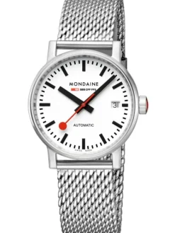 MONDAINE Damenuhren-EVO2 Automatik 35mm gebürstet MSE.35610.SM