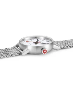 MONDAINE Damenuhren-EVO2 Automatik 35mm gebürstet MSE.35610.SM
