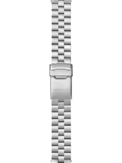 MONDAINE Uhrenarmbänder | Zubehör-Metallgliederband, 20 mm, mattiert FMM.22720.ST.EM1.K