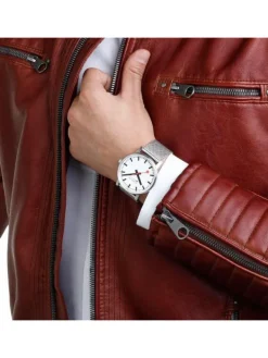 MONDAINE Herrenuhren-evo2 43 mm Milanese MSE.43110.SJ
