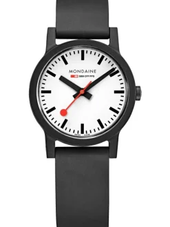 MONDAINE Damenuhren-Renewable, Kautschukarmband, 32 mm MS1.32110.RB