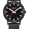 MONDAINE Herrenuhren-Renewable, Kautschukarmband, 40 mm MS1.41120.RB