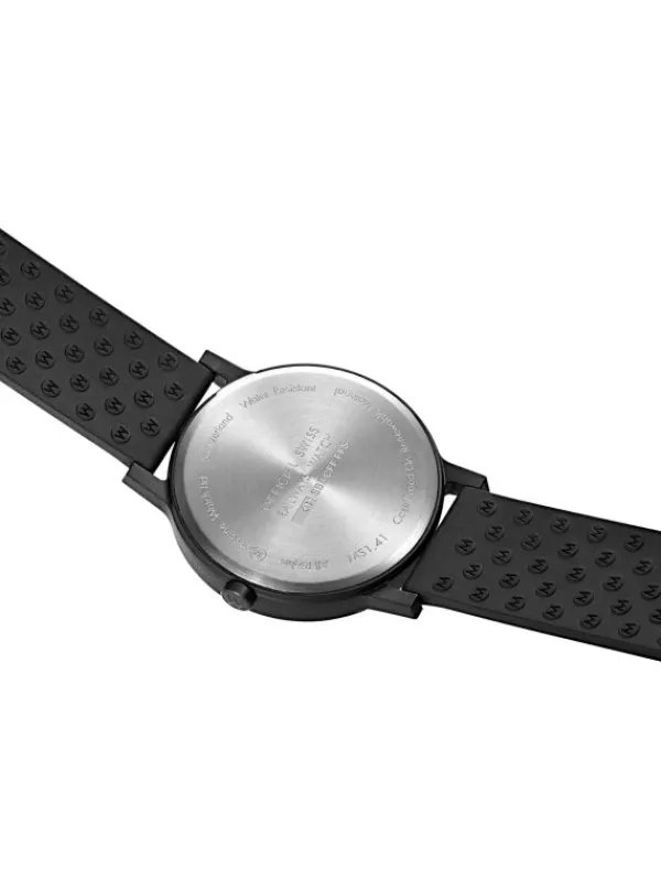 MONDAINE Herrenuhren-Renewable, Kautschukarmband, 40 mm MS1.41120.RB