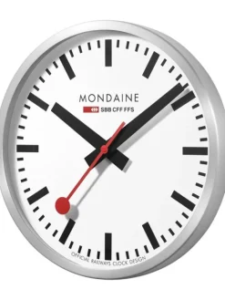 MONDAINE Wecker + Co. | Wanduhren-Round Wall Clock 40 cm A995.CLOCK.16SBB