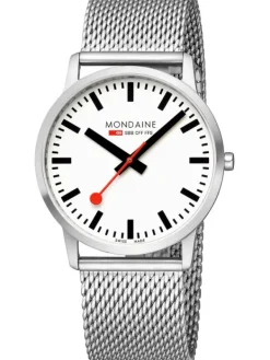 MONDAINE Herrenuhren-Simply Elegant, 40 mm Milanese A638.30350.16SBZ