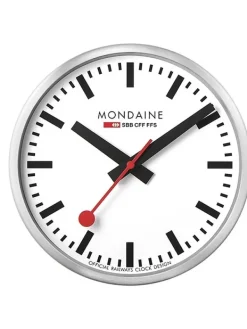 MONDAINE Wecker + Co. | Wanduhren-Wanduhr rund, 250 mm A990.CLOCK.16SBB