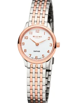 REGENT Damenuhren-Armbanduhr bicolor GM-1460