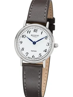 REGENT Damenuhren-Armbanduhr klassisch weiß GM-1601