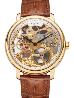 REGENT Herrenuhren-Armbanduhr Mechanisch GM-2204