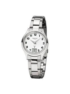 REGENT Damenuhren-Armbanduhr mit Edelstahlarmband FR-193