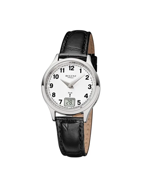 REGENT Damenuhren-Armbanduhr mit Lederarmband FR-192