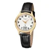 REGENT Damenuhren-Armbanduhr mit Lederarmband FR-194