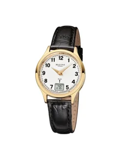 REGENT Damenuhren-Armbanduhr mit Lederarmband FR-194