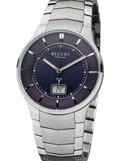 REGENT Herrenuhren-Armbanduhr mit Metallarmband FR-214