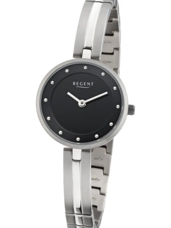 REGENT Damenuhren-Armbanduhr Titan F-1102