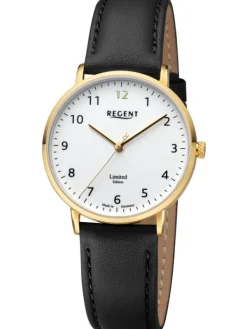 REGENT Damenuhren-Damenuhr Quarz Limited Edition goldf. GM-2307