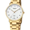 REGENT Damenuhren-Damenuhr Quarz Limited Edition goldf. Gliederband GM-2305