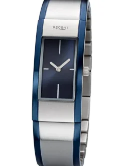 REGENT Damenuhren-Damenuhr Quarz Schmuck blau GM-2102