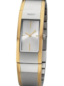 REGENT Damenuhren-Damenuhr Quarz Schmuck bicolor GM-2103