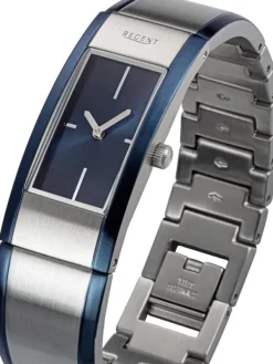 REGENT Damenuhren-Damenuhr Quarz Schmuck blau GM-2102