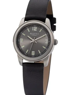 REGENT Damenuhren-Damenuhr Titan Leder F1314