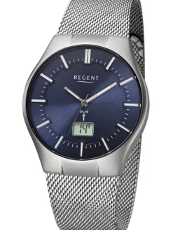 REGENT Herrenuhren | Damenuhren-Funk 39mm Milanese FR274