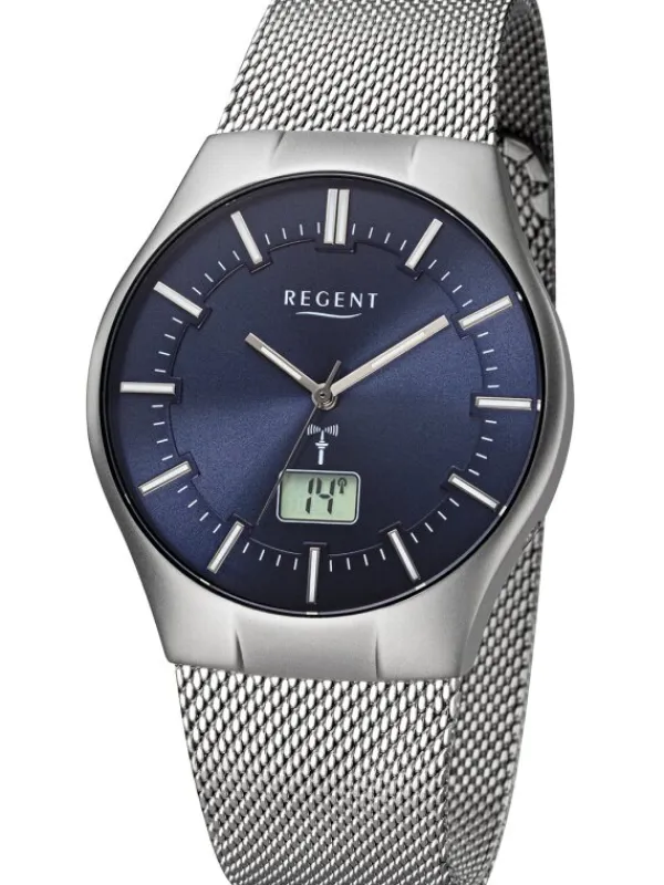 REGENT Herrenuhren | Damenuhren-Funk 39mm Milanese FR274