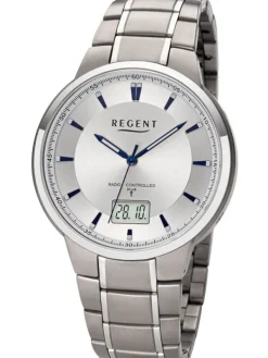 REGENT Herrenuhren-Funk Titan 42 mm FR268