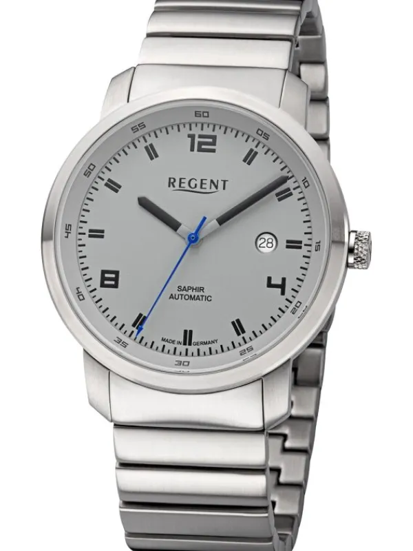 REGENT Herrenuhren-Herrenuhr Automatik 44 mm Metallband GM-2107