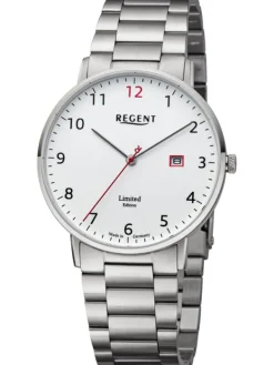 REGENT Herrenuhren-Herrenuhr Quarz Limited Edition Gliederband GM-2300