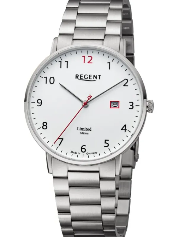 REGENT Herrenuhren-Herrenuhr Quarz Limited Edition Gliederband GM-2300