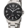 REGENT Herrenuhren-Herrenuhr Titan 20 bar schwarz F1298